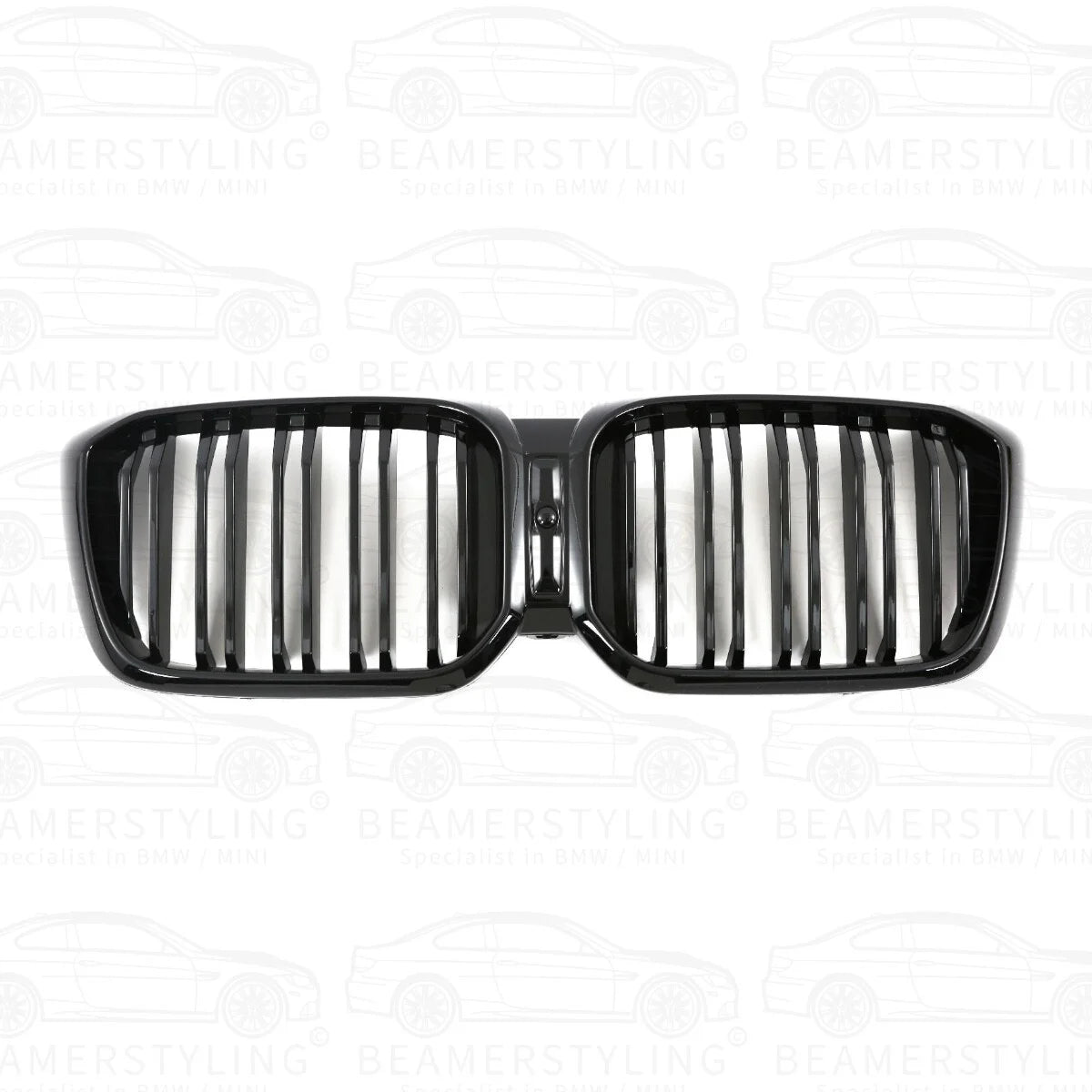 Nieren - BMW X3 G01 LCI / X4 G02 LCI - M Look - Hoogglans Zwart | 2021-