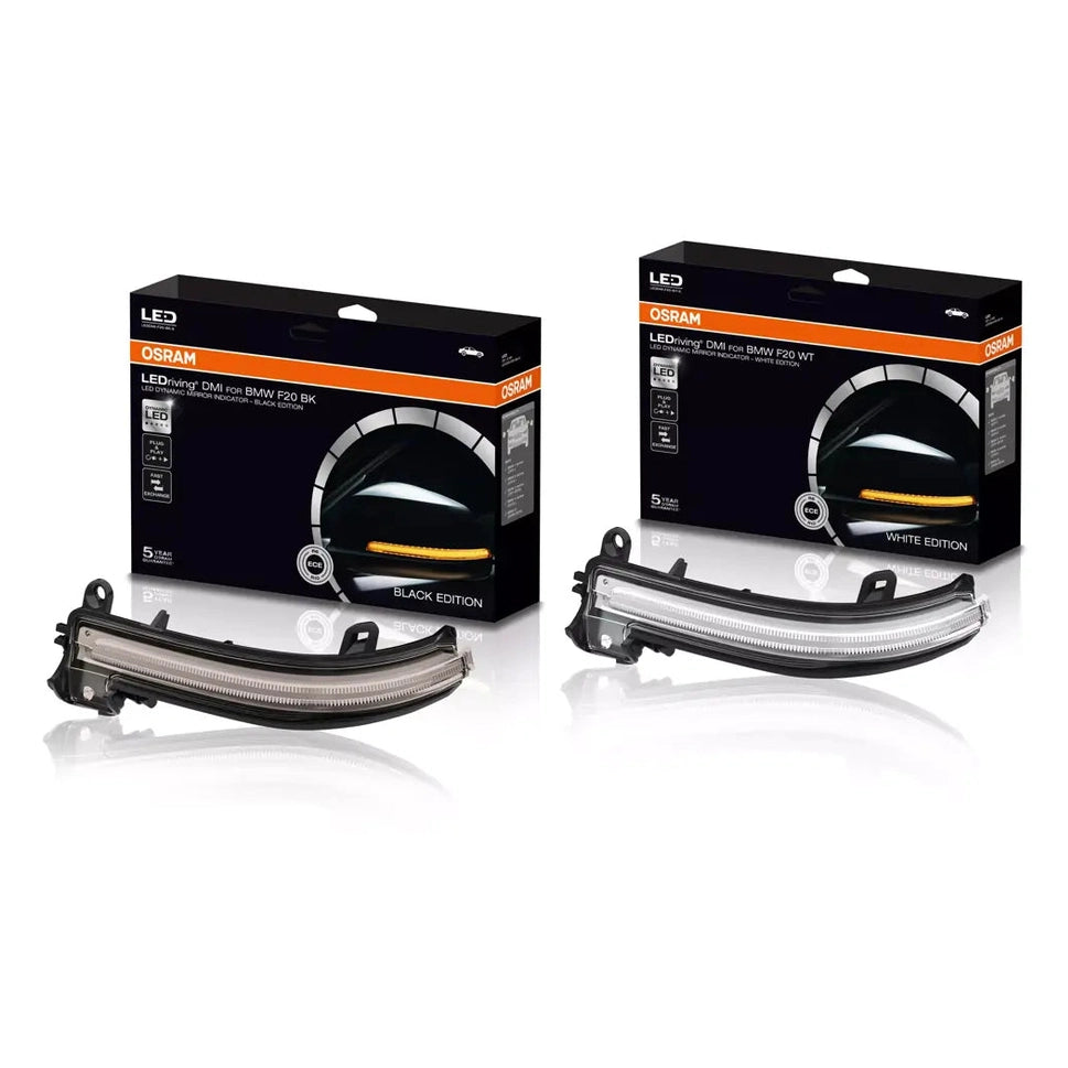 Osram Knipperlichten - BMW F20 / F22 / F30 / F32 / F36 / E84 - In Spiegels - Dynamisch LED | Smoke