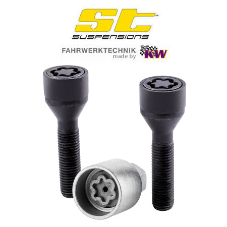 ST Slotbouten set - M14x1.25 - Lengte 45mm - Conisch - 2 wielbouten + slot | M14