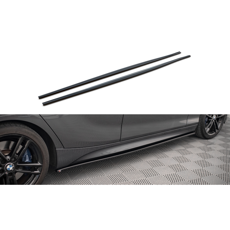 Side Skirt Extensions V1 - BMW 1 Serie F20 - Maxton Design | 11-19