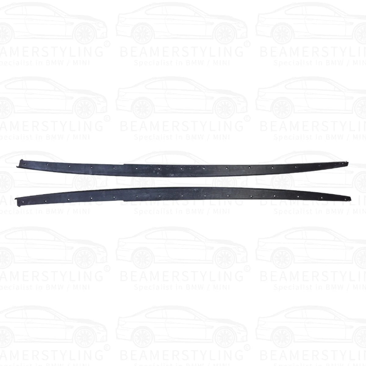 Side skirts Extensions - BMW F30 / F31 - Voor M pakket - Hoogglans zwart | 12-19