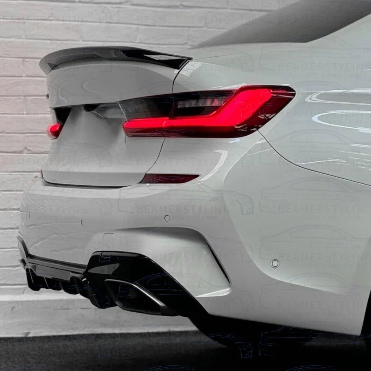 Spoiler - BMW G20 Sedan - M Performance look - Hoogglans zwart | 19-25