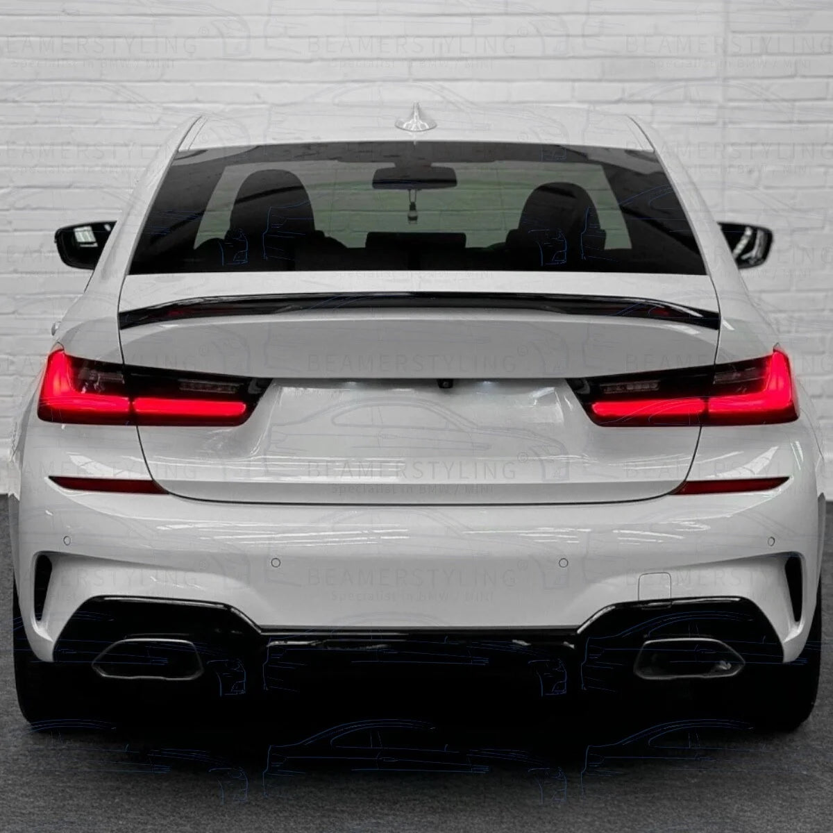Spoiler - BMW G20 Sedan - M Performance look - Hoogglans zwart | 19-25