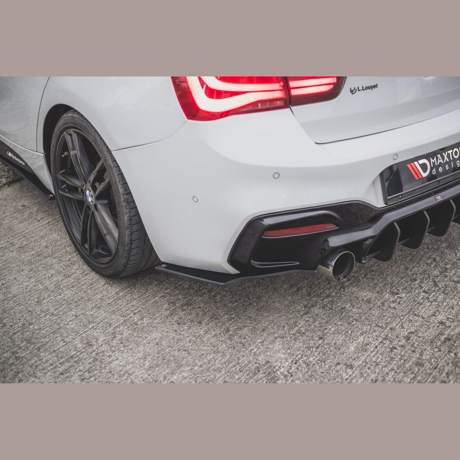 Street Pro Achterbumper Splitters V3 - BMW F20LCI / F21LCI - M Pakket - Maxton Design | 2015-2019