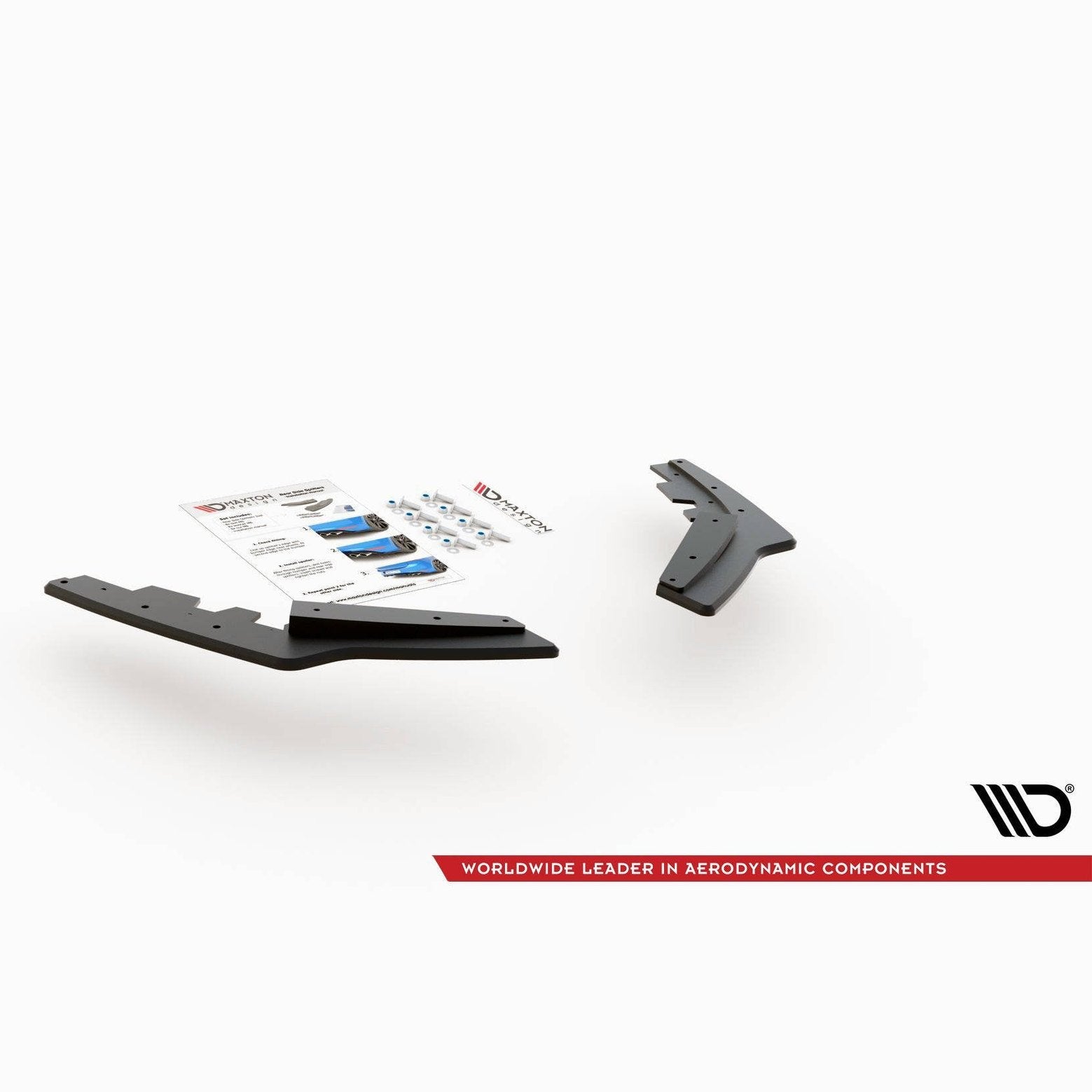 Street Pro Achterbumper Splitters - BMW F20 / F21 - M Pakket - Maxton Design | 2011-2015