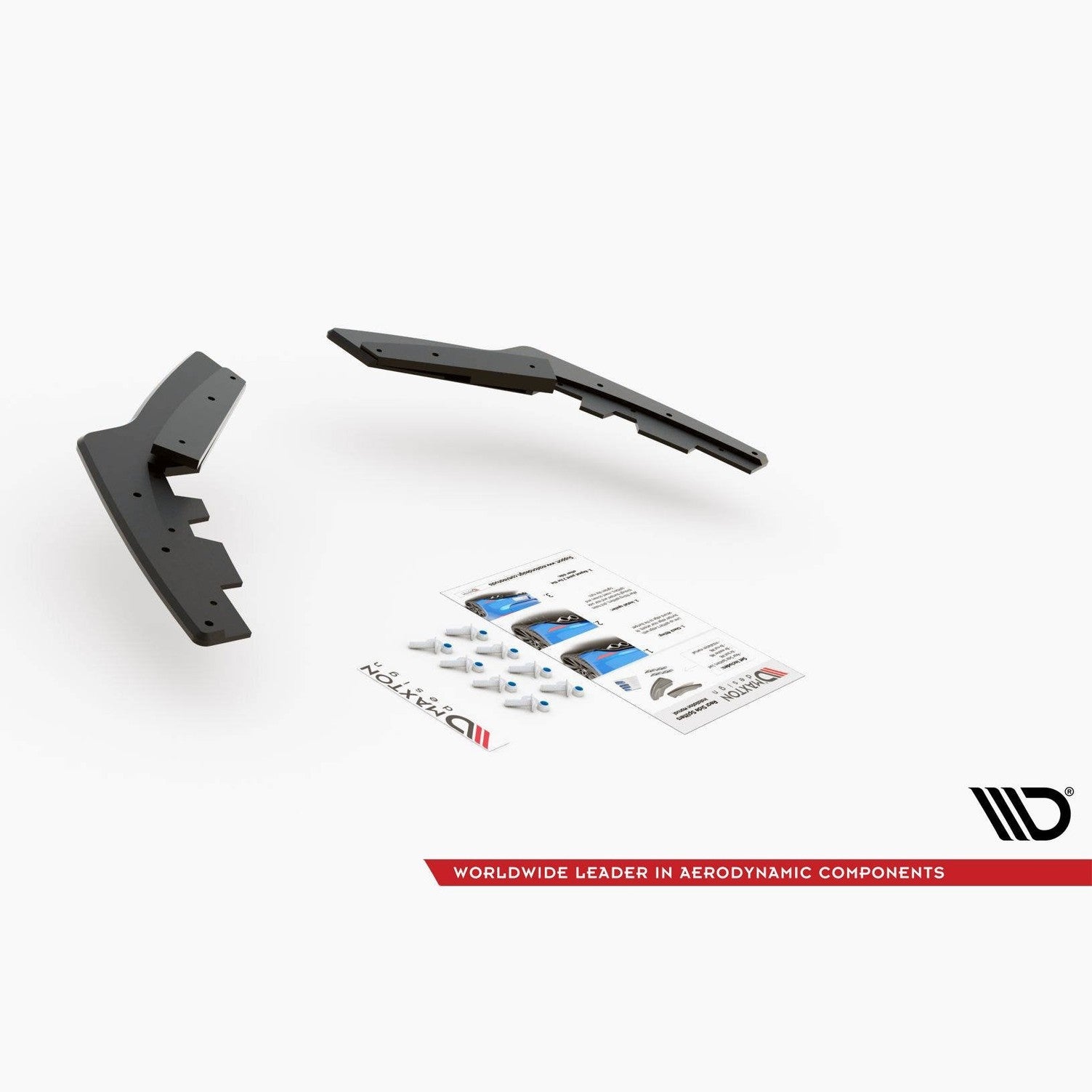 Street Pro Achterbumper Splitters - BMW F20 / F21 - M Pakket - Maxton Design | 2011-2015