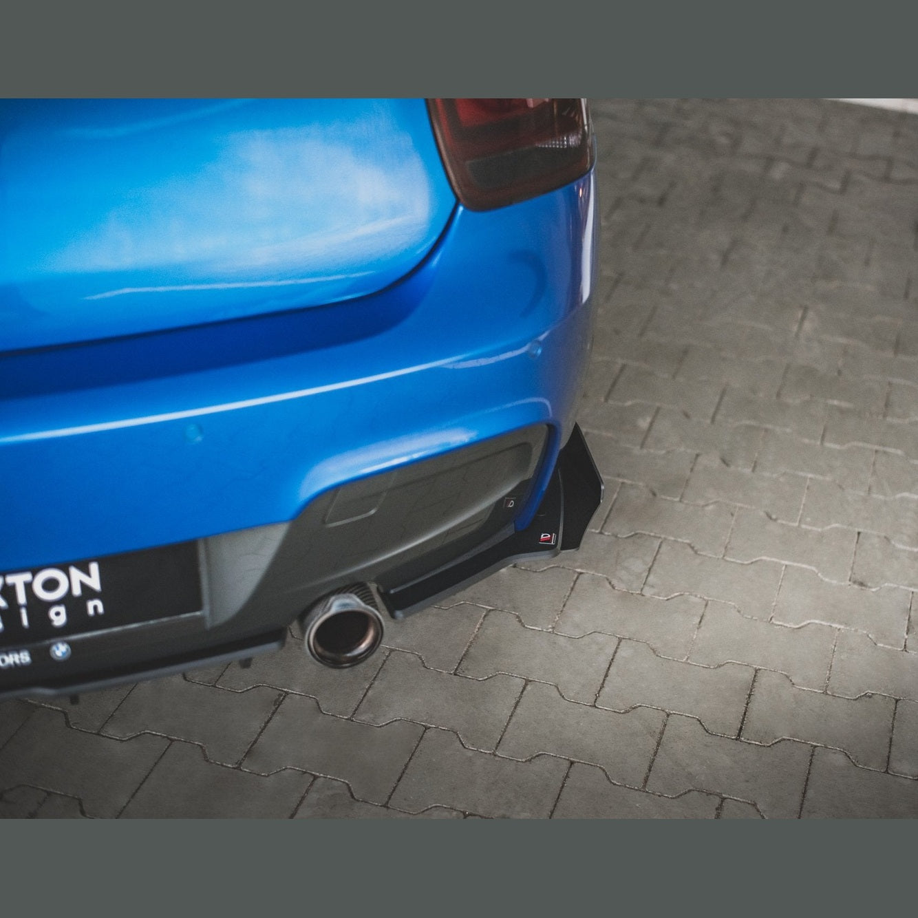 Street Pro Achterbumper Splitters + Vinnen - BMW F20 / F21 - M Pakket - Maxton Design | 2011-2015