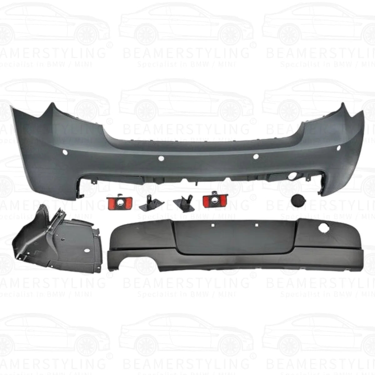 Achterbumper - BMW E87 & E81 - M Pakket Look - Met PDC | 2004-2012 - Beamerstyling.nl