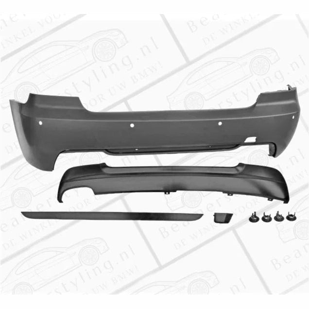 Achterbumper - BMW E92 / E93 - M Pakket Look | 2006-2013 — Met Voorbereidingen Voor Parkeersensoren - Beamerstyling.nl