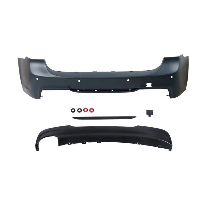 Achterbumper M Sport Pakket Look E91 2005 - 2012 — Zonder Parkeersensor Voorbereiding - Beamerstyling.nl