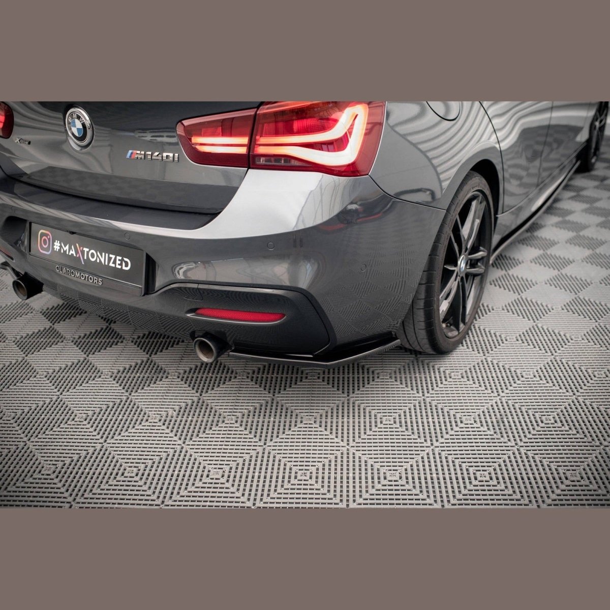 Achterbumper Splitters V1 - BMW F20LCI / F21LCI - M Pakket - Maxton Design | 2015-2019 - Beamerstyling.nl