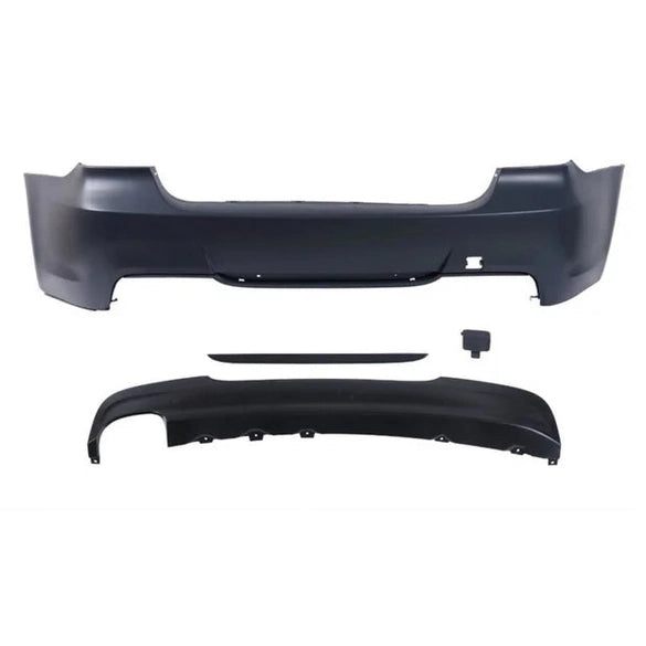 Achterbumper - BMW E90 Sedan - M Pakket Look | 2005 - 2012 — Met Parkeersensoren Voorbereiding