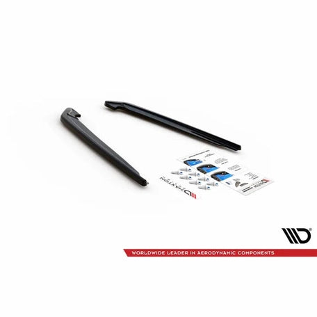 Achterbumper Extensions - BMW G30 LCI - Maxton Design - Voor M Pakket — Hoogglans Zwart