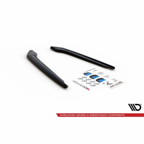 Achterbumper Extensions - BMW M5 F90 - Maxton Design — Hoogglans Zwart