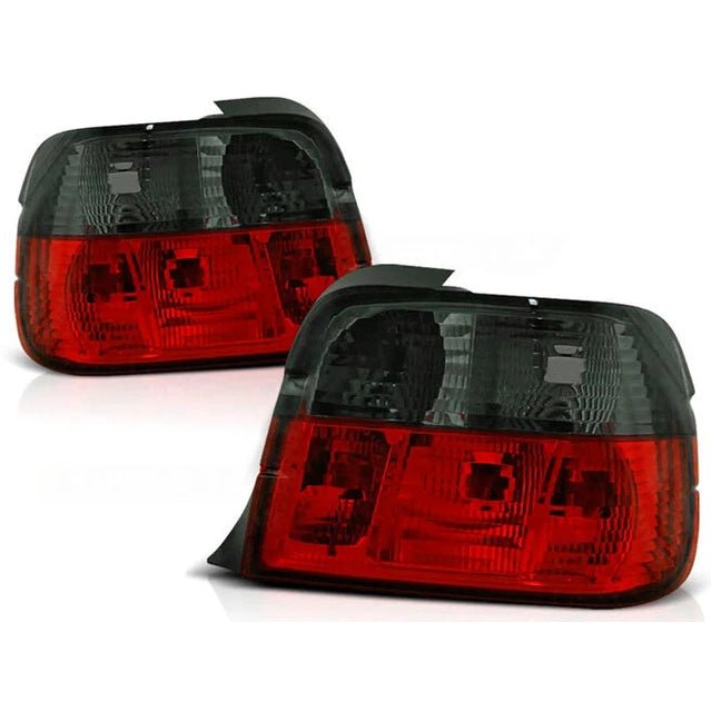 Achterlichten - BMW 3 Serie E36 Compact - Rood / Smoke design - Beamerstyling.nl