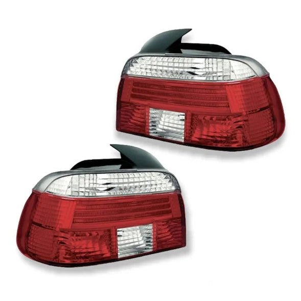Achterlichten - BMW 5 Serie E39 Sedan - Kristal Rood/Wit | 95-00 - Beamerstyling.nl