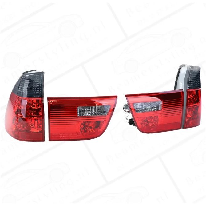 Achterlichten - BMW X5 E53 - Rood/Smoke | 1999 - 2003 - Beamerstyling.nl