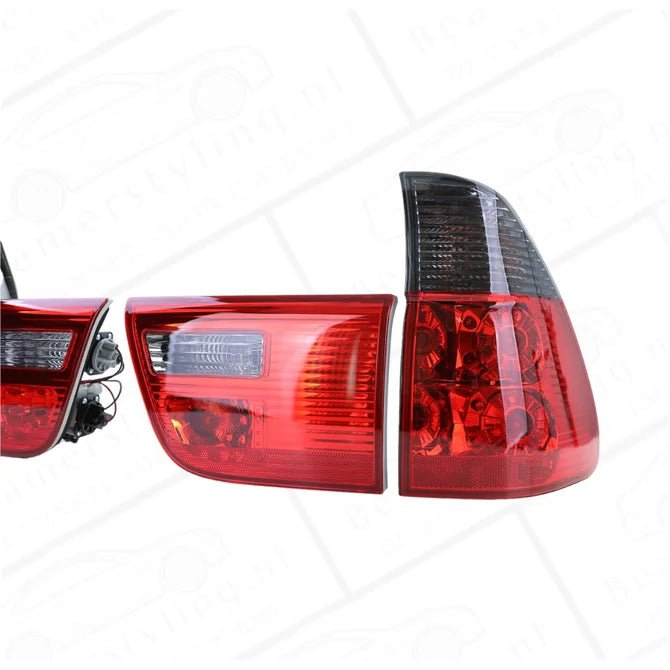 Achterlichten - BMW X5 E53 - Rood/Smoke | 1999 - 2003 - Beamerstyling.nl