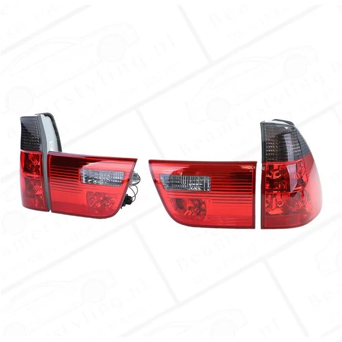 Achterlichten - BMW X5 E53 - Rood/Smoke | 1999 - 2003 - Beamerstyling.nl