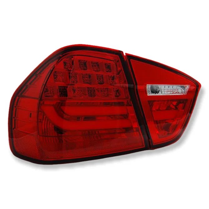 Achterlichten LCI Look LED Bar Rood BMW 3 Serie E90 Sedan 2005-2008 - Beamerstyling.nl