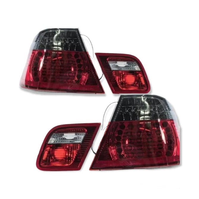 Achterlichten LED Rood / Smoke BMW 3 Serie E46 Cabrio 1999 - 2003 - Beamerstyling.nl