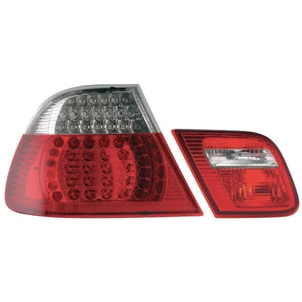 Achterlichten LED Rood / Wit BMW 3 Serie E46 Cabrio 2000 - 2003