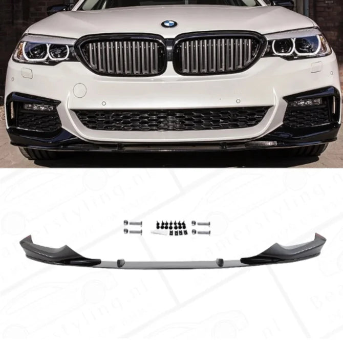 Front Lip - BMW G30 / G31 - M Performance Look - Hoogglans Zwart | 17-20