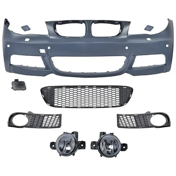 BMW 1 Serie M Pakket Look Voorbumper Met PDC E82 / E88 - Beamerstyling.nl