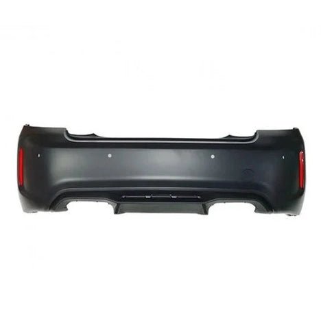 BMW 2 Serie Achterbumper M2 Look 4 Uitlaten F22 / F23 2013-2017 — Met Parkeersensoren Voorbereiding - Beamerstyling.nl