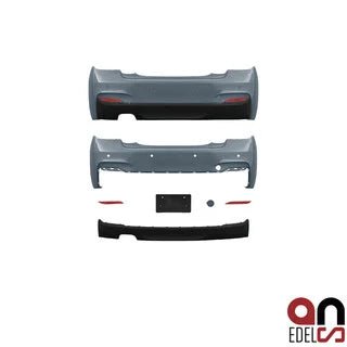 BMW 2 Serie M Sport Look Achterbumper F22 / F23 — 2 Uitlaat Uitsparingen Links - Beamerstyling.nl