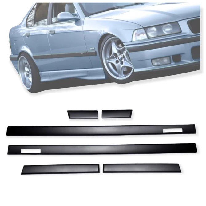 BMW 3 Serie Deurlijsten M Sport Zwart E36 Sedan / Touring - Beamerstyling.nl