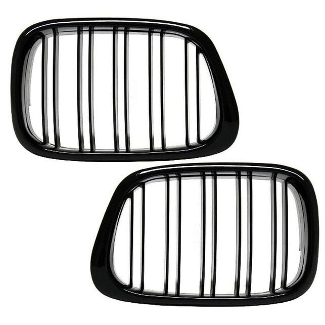 BMW 3 Serie Nieren / Grill Delen Glanzend Zwart Dubbelspijls E36 1991 - 1996 - Beamerstyling.nl