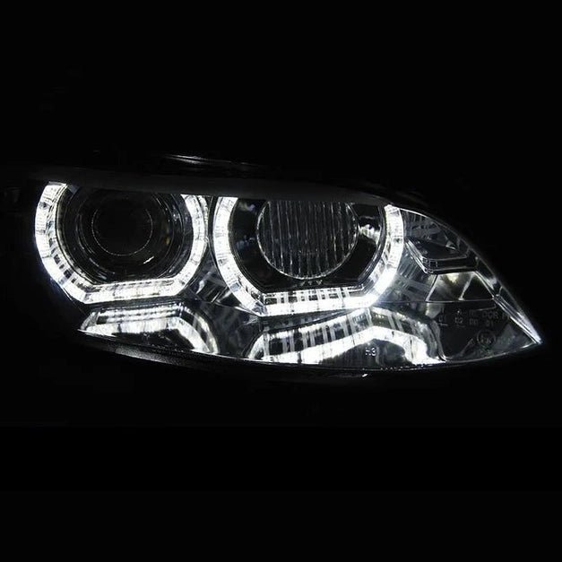BMW E92 / E93 3D LED Angel Eyes Koplampen Chroom D1S 2007-2010 — Met Afs-Systeem - Beamerstyling.nl