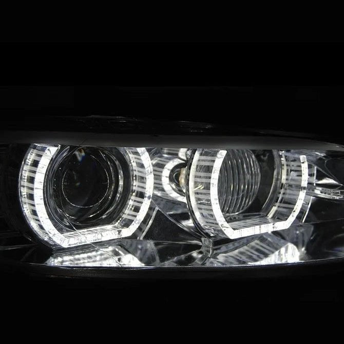 BMW E92 / E93 3D LED Angel Eyes Koplampen Chroom D1S 2007-2010 — Zonder Afs-Systeem - Beamerstyling.nl