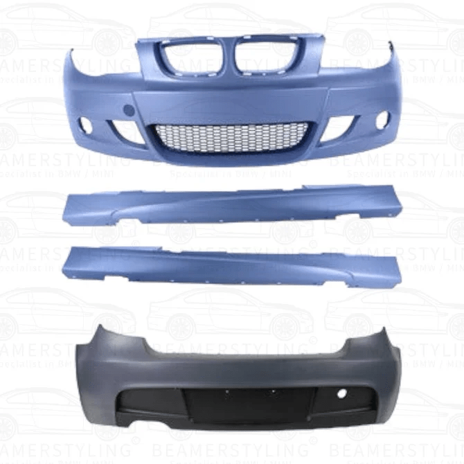 Bumper Pakket - BMW 1 Serie E87 - M Pakket Look - Compleet - Zonder PDC | 2004-2012 - Beamerstyling.nl