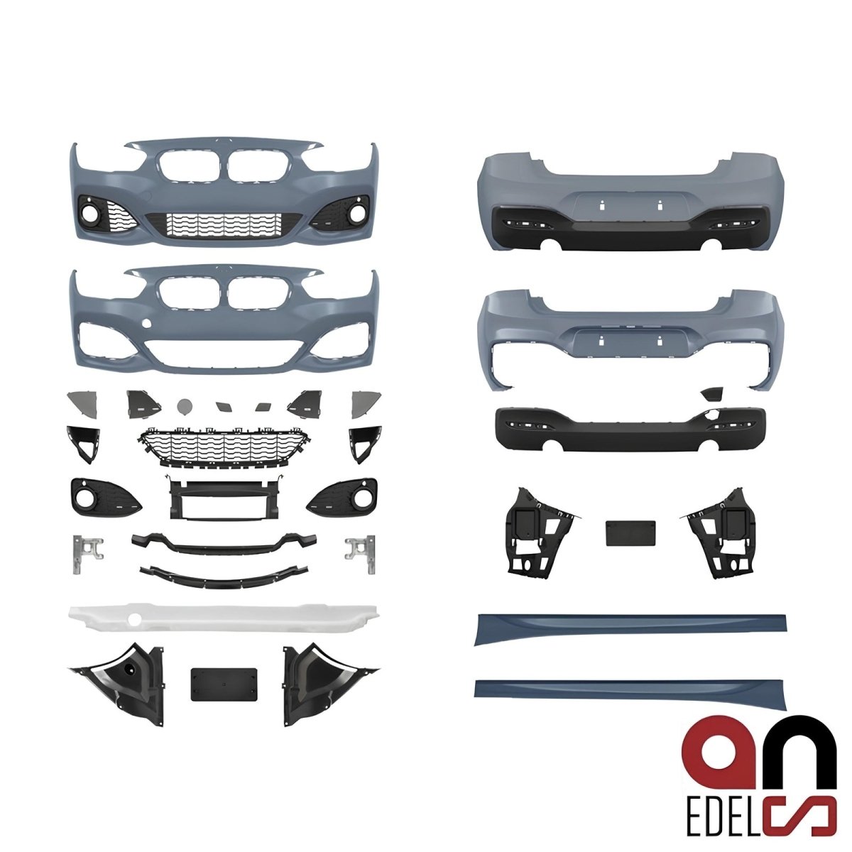 Bumper Pakket - BMW 1 Serie F20LCI (5D) - M Pakket Look - M135I/M140I | 15 - 19 - Beamerstyling.nl