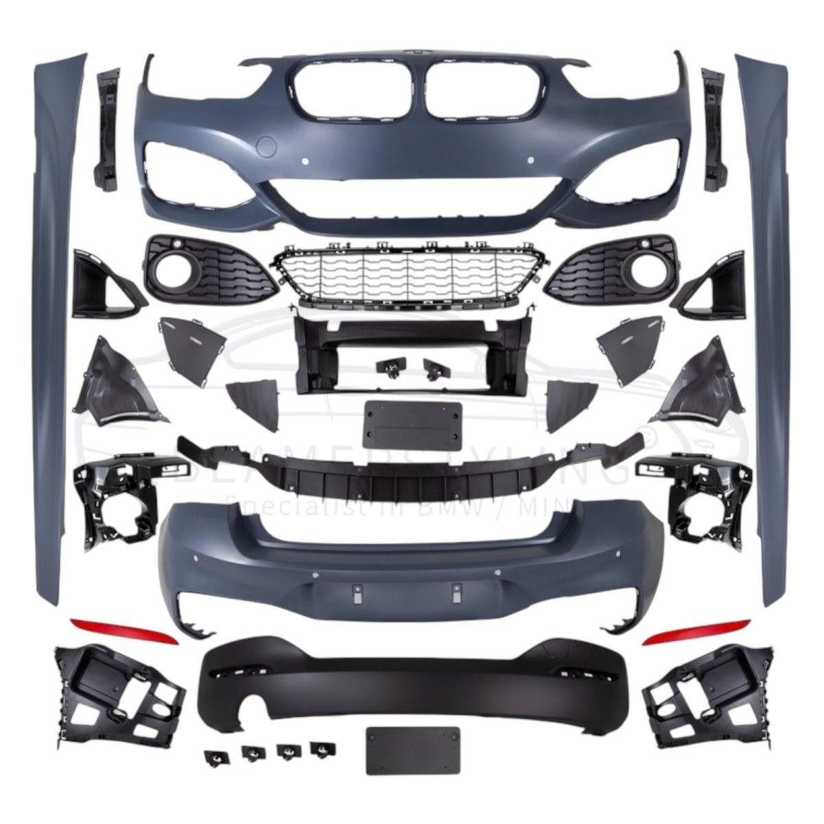 Bumper Pakket - BMW 1 Serie F20LCI - M Pakket Look | 03/2015-2019 - Beamerstyling.nl