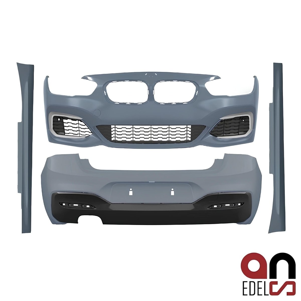 Bumper Pakket - BMW 1 Serie F21LCI (3D) - M140I Look - 2 Uitlaten Links | 15 - 19 - Beamerstyling.nl