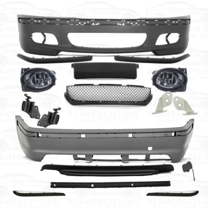 Bumper Pakket - BMW 3 Serie E46 Sedan - M-Tech Ii Look | 98-05 — Zonder PDC In De Achterbumper - Beamerstyling.nl