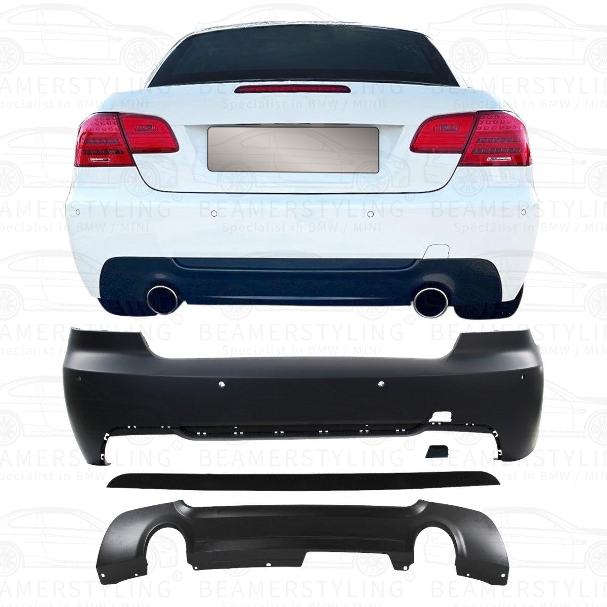 Bumper Pakket - BMW E92 / E93 LCI - M Pakket Look - Met PDC | 10-14 - Beamerstyling.nl
