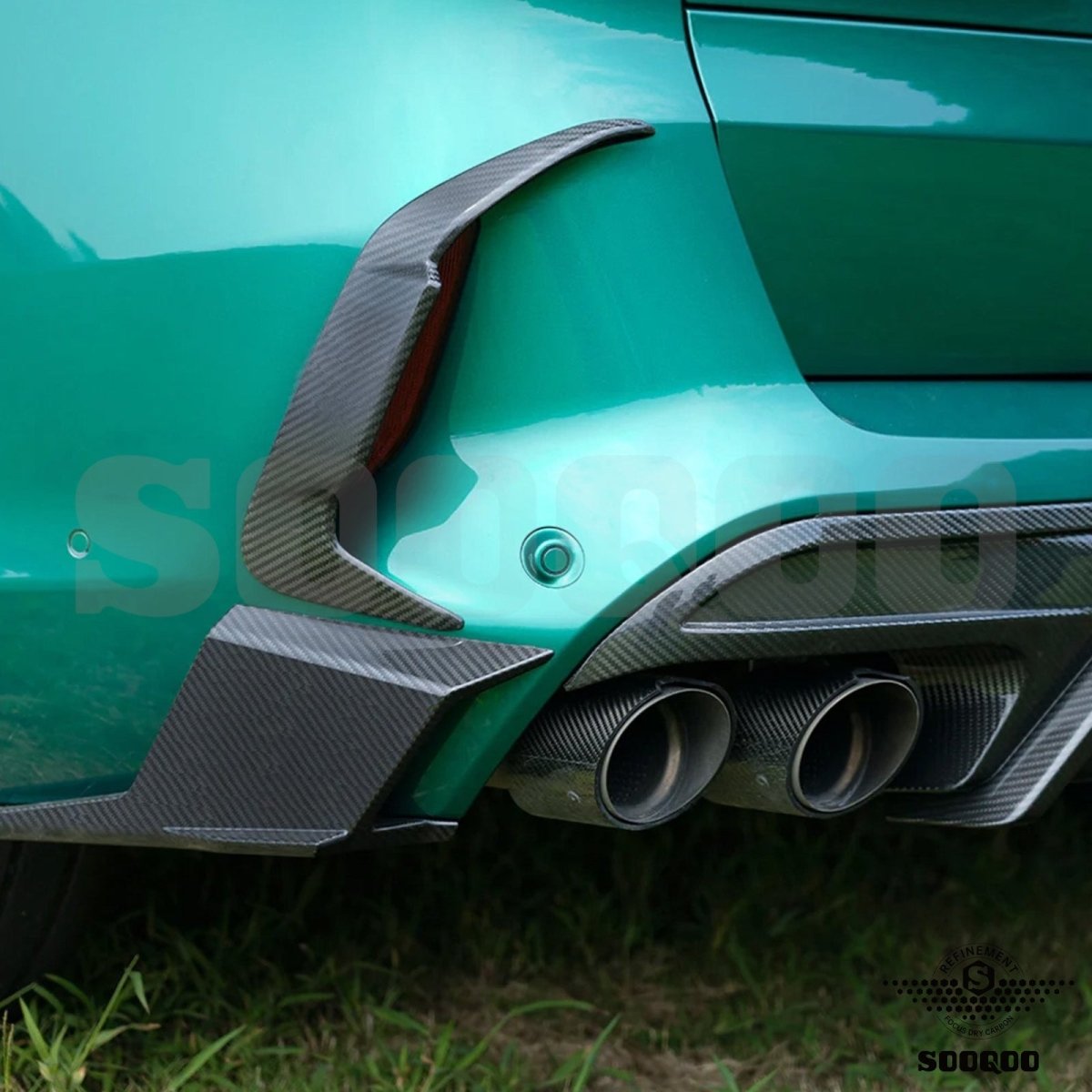 Carbon Diffuser - BMW X5 M F95LCI - Pre - Preg | Sooqoo - Beamerstyling.nl