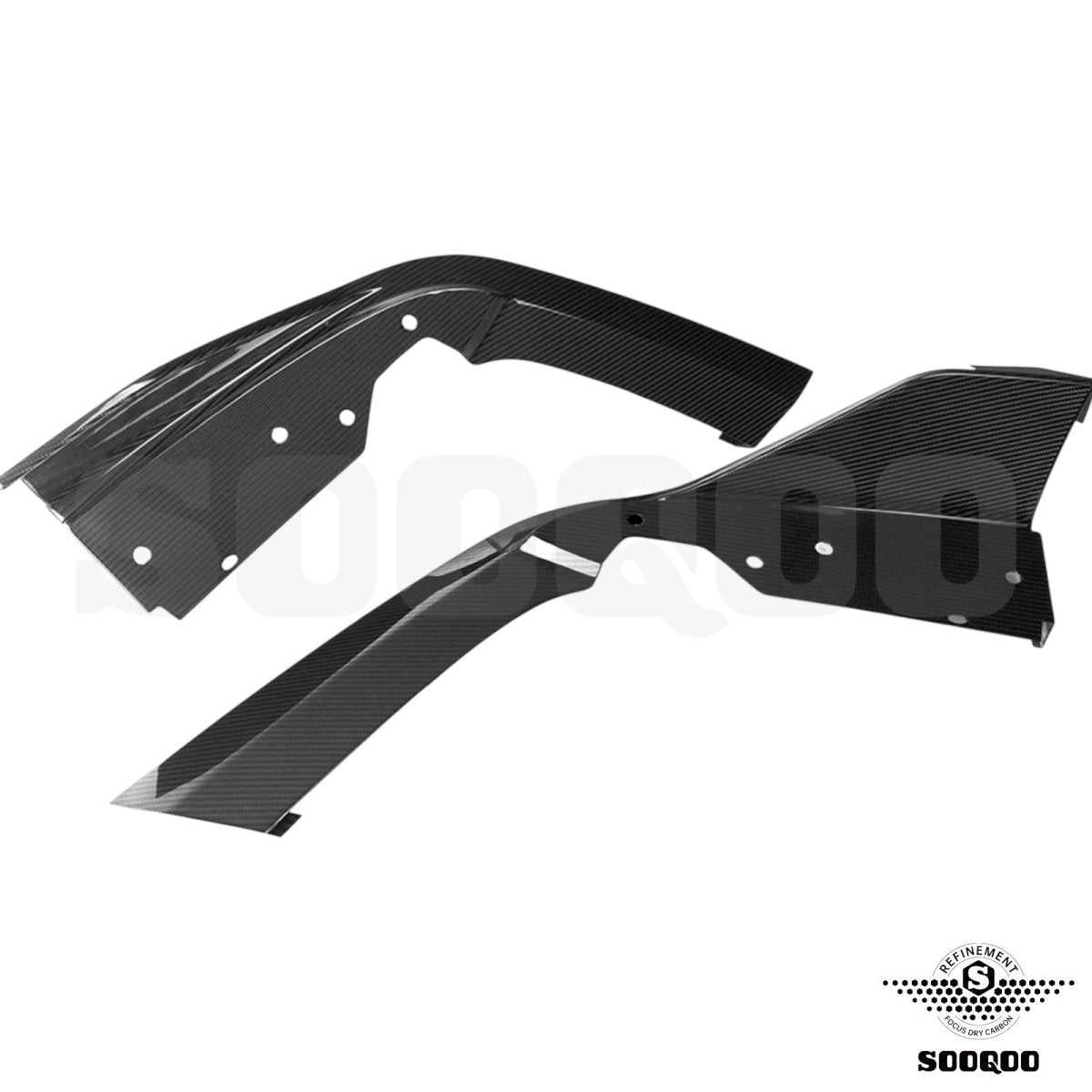 Carbon Diffuser - BMW X6 M F96 - Met Remlicht - Pre - Preg | Sooqoo - Beamerstyling.nl