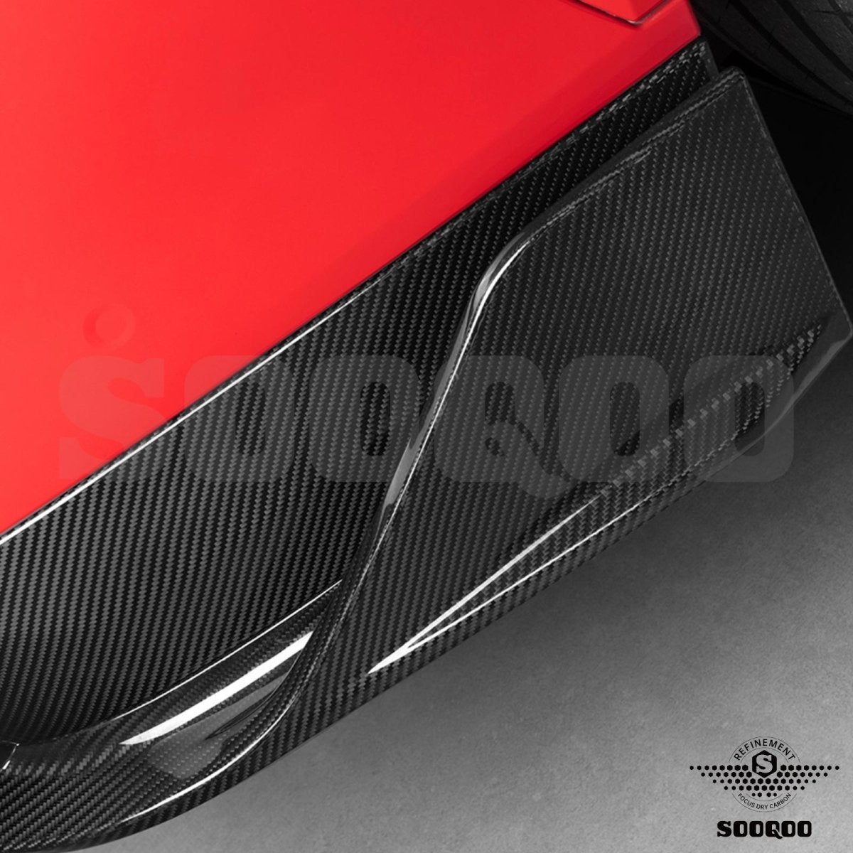 Carbon Diffuser - BMW X6 M F96 - Pre - Preg | Sooqoo - Beamerstyling.nl