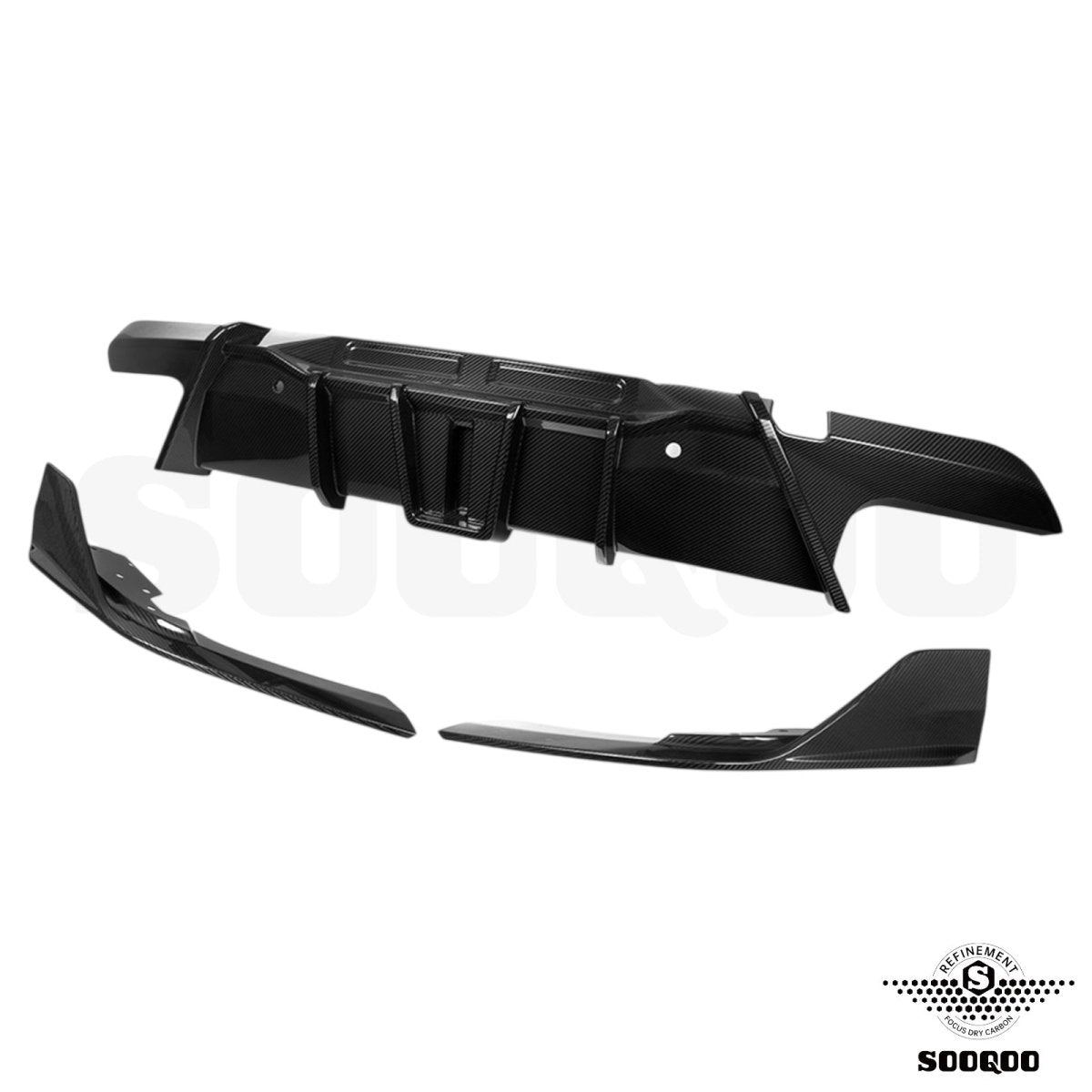 Carbon Diffuser - BMW X6 M F96 - Pre - Preg | Sooqoo - Beamerstyling.nl