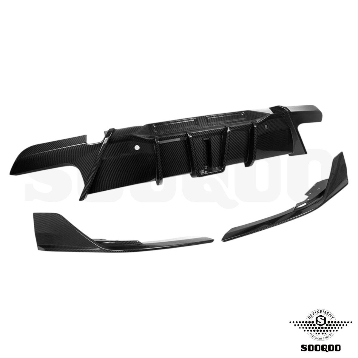 Carbon Diffuser - BMW X6 M F96 - Pre - Preg | Sooqoo - Beamerstyling.nl