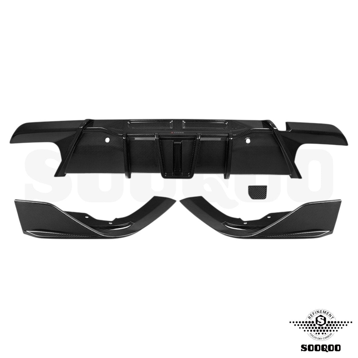 Carbon Diffuser - BMW X6 M F96 - Pre - Preg | Sooqoo - Beamerstyling.nl