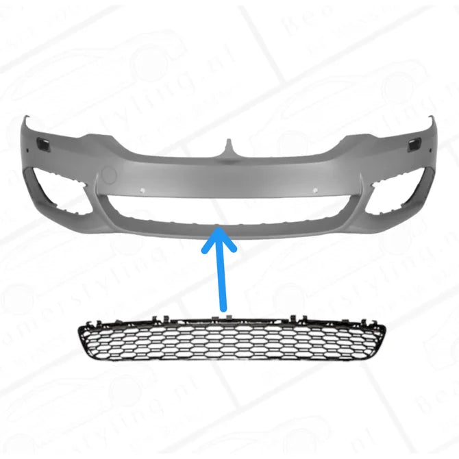 Centrale Grill Zonder ACC - BMW G30 / G31 - Voor M Pakket | 17-20