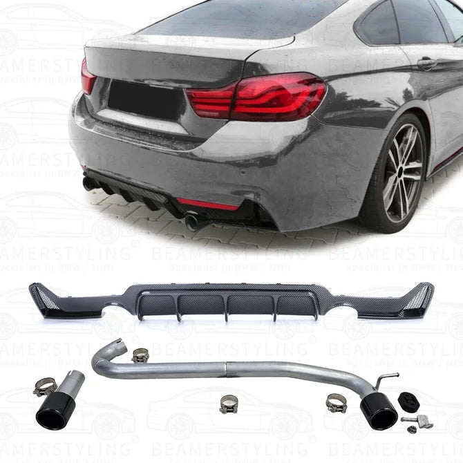 Conversiekit V2 - BMW F32 / F33 / F36 - 440I M Performance Look - 425/428/430 | Carbon Look - Beamerstyling.nl