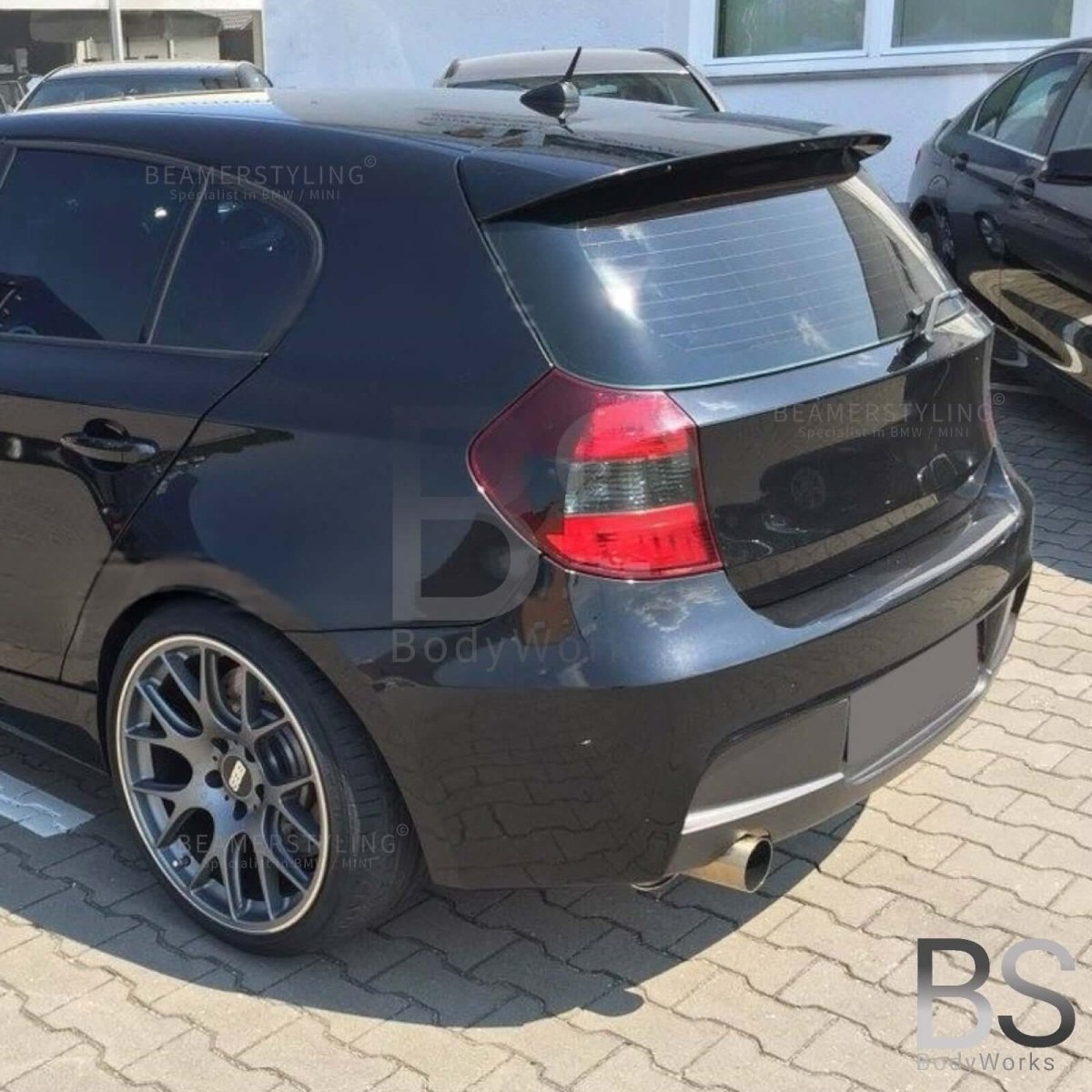 Dakspoiler - BMW 1 Serie E81/E87 - Aërodynamica - Hoogglans Zwart | 2004 - 2012 - Beamerstyling.nl