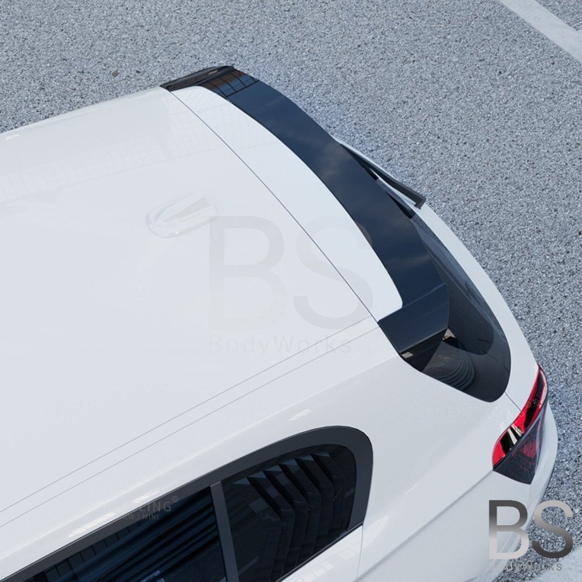 Dakspoiler - BMW 1 Serie F20 / F21 - Hoogglans Zwart | 2011 - 2019 - Beamerstyling.nl